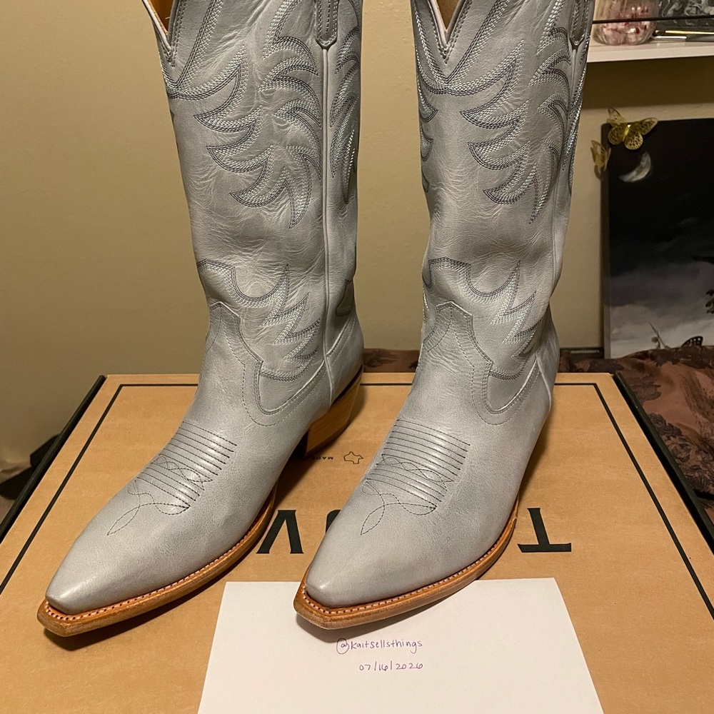 Tecovas Vault Edition Slate Annie Cowgirl Boots